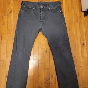 Vintage 1990s Levi's 501 Men's Black Jeans Size 38x30